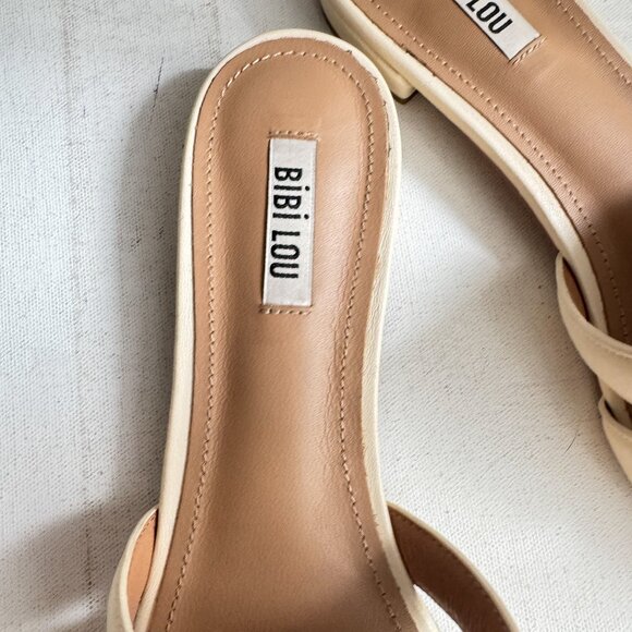 Bibi Lou Nude Beige Classic Slides 41 - Picture 7 of 7